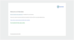Desktop Screenshot of electronicmandate.com