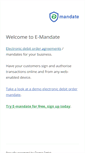Mobile Screenshot of electronicmandate.com